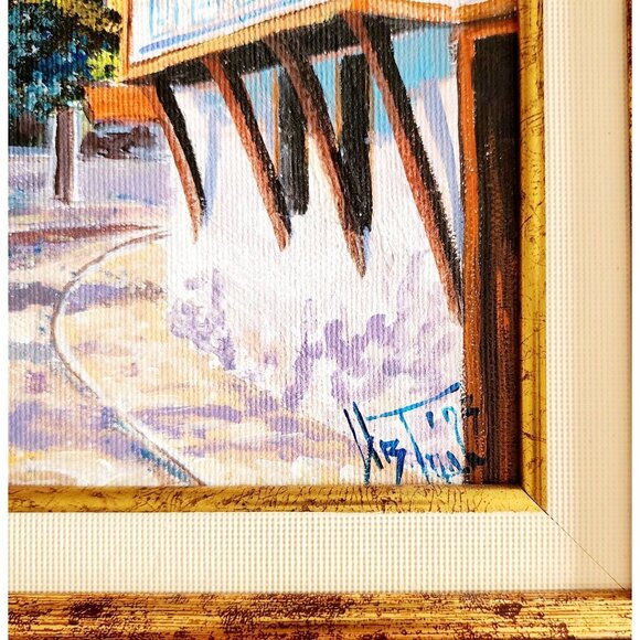 2022 Original Oil Painting Karlovo Bulgaria Ivan Todorov Signed Framed Art DWYY - Picture 3 of 6